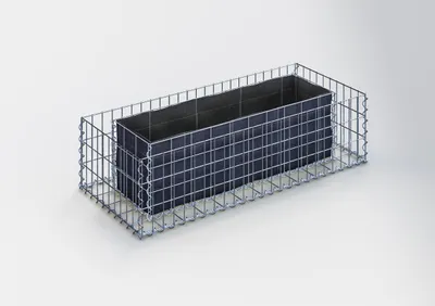 Produktbild von Hochbeet eckig 120 cm x 30 cm x 50 cm (L x H x T), Maschenweite 5 x 10 cm, Wandstärke 10 cm
