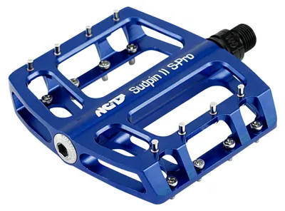 Produktbild von NC-17 Plattformpedal Sudpin II S-Pro CNC, Alu, Präzisionslager, blau