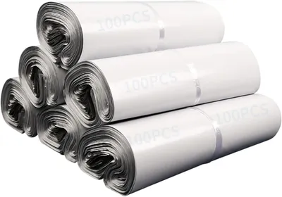 Imagen del producto de Bolsas de plástico para envíos, 100 unidades, 250 x 350 mm, autoadhesivas, para ropa