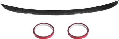 Image de Look fibre de carbone pour le becquet de couvercle de coffre AMG Style High Kick, adapté à la Mercedes-Benz Classe GLC C253 Coupé 2016-2020