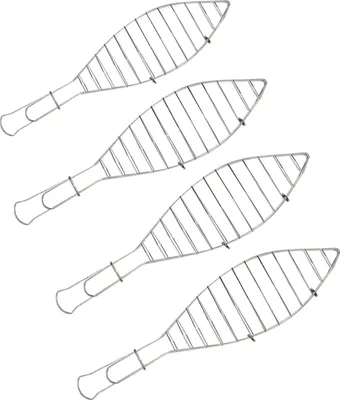 Produktbild von Primaster Fischbräter-Set Edelstahl 4 Stück 42 cm