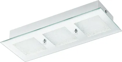Produktbild von EGLO LED Deckenlampe Pallante, Deckenleuchte, Stahl in chrom, Spiegel m.Brillantglas in chrom, klar neutralweiß