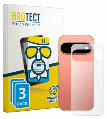 Produktbild von 3x BROTECT Entspiegelungs Schutzglas für Google Pixel 11 Pro (Rückseite) Schutzfolie Panzer Folie Glas Display Schutz matt