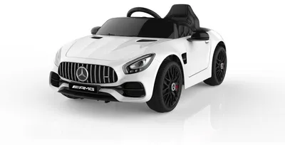 Zdjęcie produktu dla Samochód dla dzieci - Samochód elektryczny Mercedes AMG GT - Licencjonowany samochód dla dzieci biały