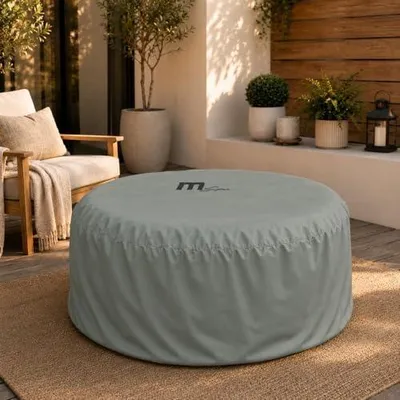 Produktbild von Aufblasbares Spa für bis zu 6 Personen, grau, 215 x 70 cm