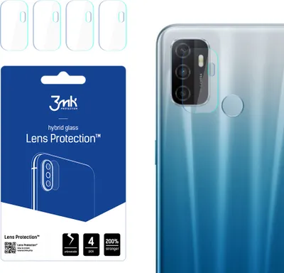 Produktbild von 3mk Hybridglas Lens Protection für Oppo A53 5G Kamera Objektiv Kameralinse 0,16mm 6H (4 Stück)