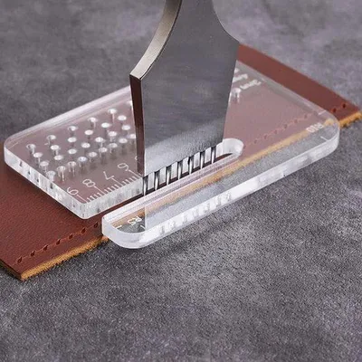 Produktbild von Lederpunch Werkzeugset, Lederbearbeitungshilfe, Oberflächenschutzplatte