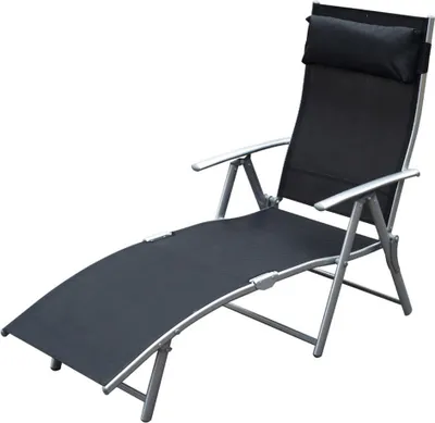 Obrázok produktu pre Záhradné lehátko OUTSUNNY 84B-184BK