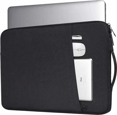 Zdjęcie produktu dla INF Etui na laptopa 13,3 cala płócienne Czarny