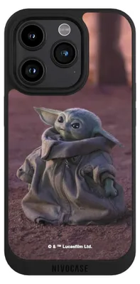 Produktbild von NIVOCASE Handyhülle für Apple iPhone 15 Pro  Hülle NIVOpure Case Schwarz Star Wars Baby Yoda The Child