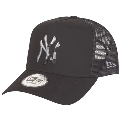 Produktbild von New Era Adjustable Trucker Cap CAMO FILL NY Yankees schwarz