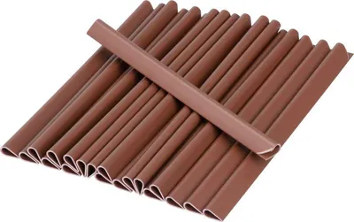 Image de Clips Strend Pro EUROSTANDARD, pour fixation de bande d'occultation 19 cm, marron acajou, RAL8016, 20 pieces, de rechange