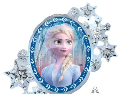 Productafbeelding van Amscan Frozen Ice Mirror Folieballon 63 x 78 cm