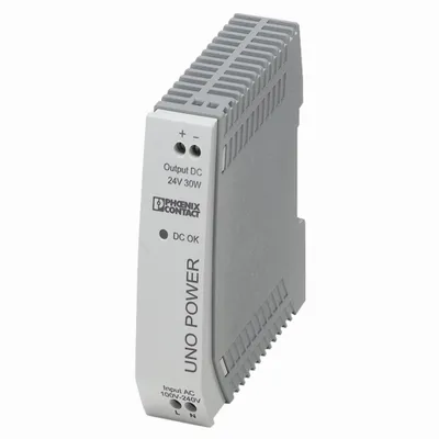Zdjęcie produktu dla Phoenix Contact 2902991, 30 W, 85 - 264 V, 50 - 60 Hz, Szary, -25 - 70 °C, -40 - 85 °C