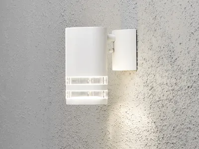 Produktbild von Konstsmide Modena Big weiß lackiertes Aluminium, klares Acrylglas, Reflektor 7515-250