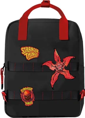 Imagen del producto de Mochila uni de Stranger Things, color /rojo, tamaño estándar
