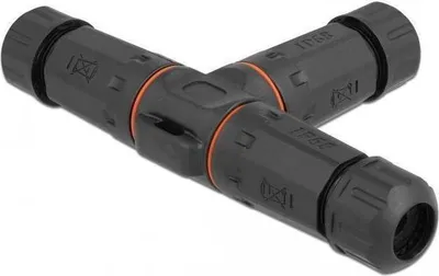 Produktbild von Kabelverbinder T-Form 4 Pin IP68 wasserdicht für Außenbereiche
