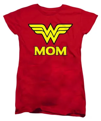 Produktbild von Wonder Woman - "Mom" T-Shirt für Damen, Anliegend TV41112 (XXL) (Rot), KI-generiertes Bild