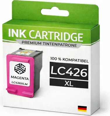 Produktbild von XXL Tintenpatrone kompatibel für Brother LC426XLM MFC-J4335DW /MFC-J4335DWXL/MFC-J4340DW/MFC-J4535DWXL/MFC-J4540DW/MFC-J4540DWXL in Magenta