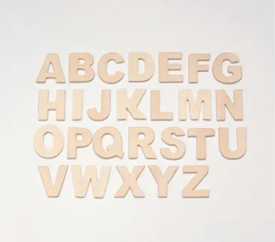 Produktbild von GLOREX 61627001, Deko-Buchstabe, Holz, Holz