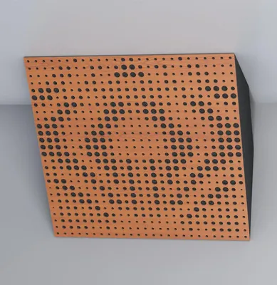 Immagine prodotto di Confezione da 2 – Trappola acustica angolare per bassi | 50x50 cm | Assorbimento delle basse frequenze per studi e teatri | Diffusione | [UNIVERSE-H-100 mm | Ciliegio]