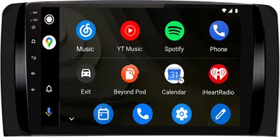 Obrázek produktu pro Autorádio s Androidem 9" 128GB pro Mercedes třídy R W251 (2005-2013) s CarPlay & Android Auto navigací a Bluetooth