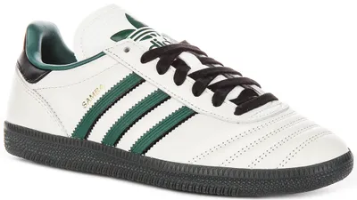 Produktbild von Adidas Samba Jp In White Green For Youth – 4.5 UK - 37 1/3 EU - 5 US / White Green