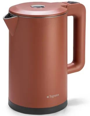 Elektrische Wasserkanne 1,7 L, Kunststoff/Edelstahl, Rot
