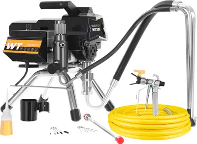 Zdjęcie produktu dla Agregat Malarski WT20i WABROTECH Hydrodynamiczny 1100W 2L/min Dysza Pistolet