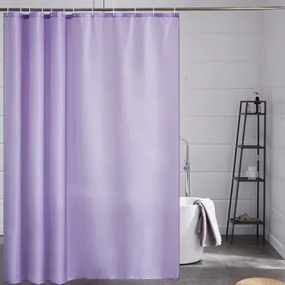 Zdjęcie produktu dla Wodoodporna zasłona prysznicowa z poliestru, 180 x 210 cm, fioletowa