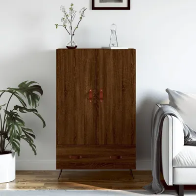 Produktbild von vidaXL Highboard Braun Eichen-Optik 69,5x31x115 cm Holzwerkstoff