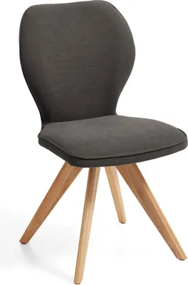 Produktbild von Niehoff Sitzmöbel Colorado Trend-Line Design-Stuhl Gestell Wildeiche - Webstoff