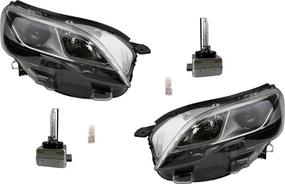 Immagine prodotto di Johns, set di fari D8S destro e sinistro adatto per Peugeot Expert IV + lampadine