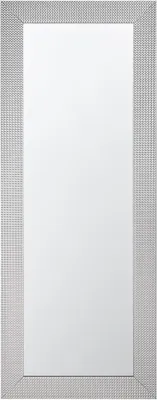 Produktbild von BELIANI Lustro ścienne wiszące srebrne 50 x 130 cm sypialnia przedpokój