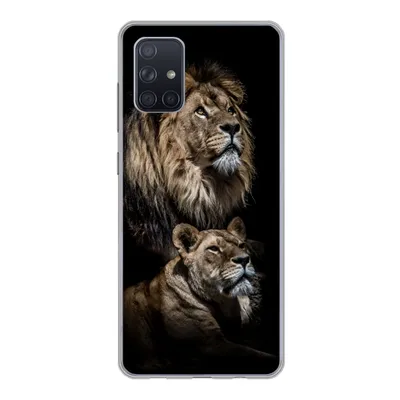 Produktbild von MuchoWow® Handyhülle Schutzhülle Hülle für Samsung Galaxy A51 5G Löwe - Löwin - Porträt Silikon Softcase Handy Hülle - Abbildung