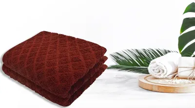Obrázek produktu pro Dětský ručník Káro 40x60 cm vínový (28)