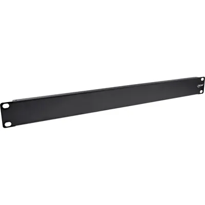 Produktbild von InLine 19" Blindplatte, 1HE, RAL 9005 schwarz, Blindverschlussplatte, SPCC, Stahl, Schwarz, 227 g