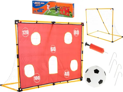 Produktbild von Fußball-Trainingstor mit Netz + Torpolster + Ball
