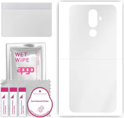 Produktbild von apgo Rückseite Schutzfolie, klar, kompatibel mit Oukitel K5, Hinten Hydrogel-Displayschutzfolie mit Positionierhilfe, kratzfest, einfache Montage