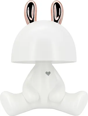 Immagine prodotto di Lampada da notte decorativa a forma di coniglio LED 2,5 W, luce bianca neutra, ricaricabile tramite USB-C, FANCY Polux