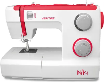 Zdjęcie produktu dla Veritas Sewing Niki, Biały, Automatyczna maszyna do szycia, Szycie, Czterostopniowy, 750 SPM, Prąd elektryczny
