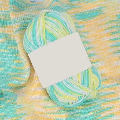 Produktbild von Handstrickgarn Farbverlauf 5 x 50 g Acryl Grün B