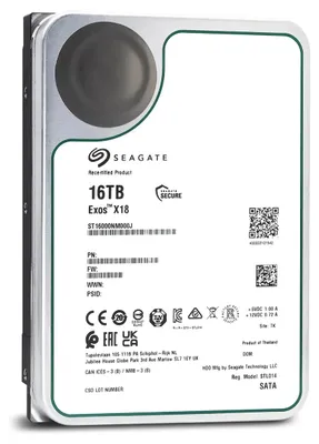 Zdjęcie produktu dla Seagate Enterprise ST16000NM000J, 16 TB, 7200 RPM, 256 MB, 3.5", Serial ATA III