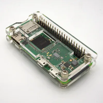 Produktbild von Acryl Gehäuse für Raspberry Pi Zero W / WH - Farbe: transparent