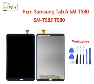 Produktbild von Für Samsung Galaxy Tab A10.1 2016 T580 T585 LCD Display Touchscreen Schwarz