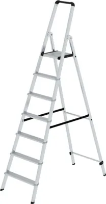 Produktbild von Guenzburger Steigtechnik MUNK 11227 Aluminium Stufen-Stehleiter