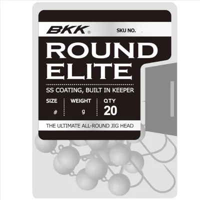 Produktbild von BKK Round Elite-Classic Bait Keeper - 20 Jigköpfe, Größe/Gewicht:Gr. 2/0 / 15g