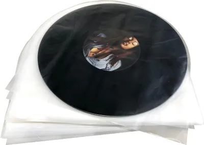 Produktbild von LP-Innenhüllen Super soft, hohe Qualität, Antistatik-Folie, abgerundete Ecken (100st.)/ Vinyfan Tip!