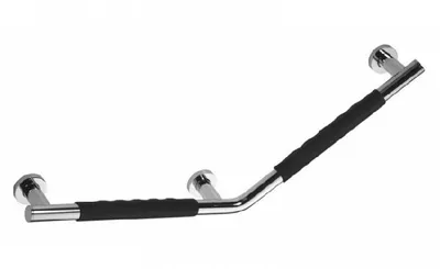 Obrázek produktu pro Madlo lomené135° Bemeta Omega pravé 680 mm chrom/černá guma