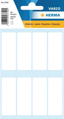 Produktbild von Herma Etiket 3749 19x50mm wit (10)